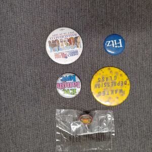 Boston 2004 DNC Pin Lot Fitz Depression Glass Scouting Badge